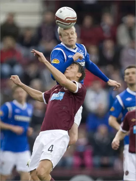 Rangers Naismith Outjumps Hearts Jonsson: 0-2 Lead Secured with a Powerful Header at Tynecastle Stadium