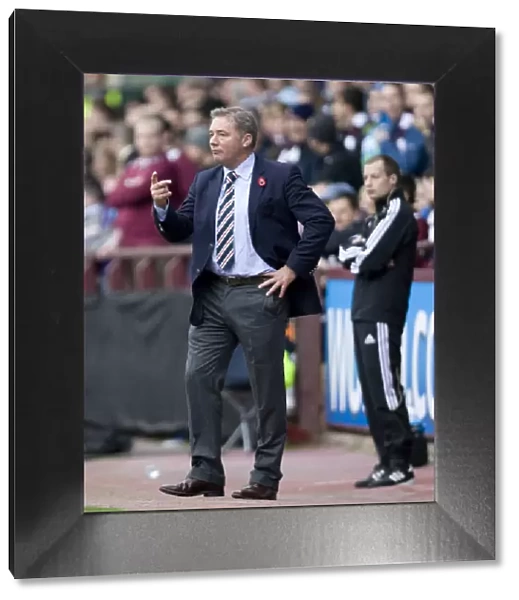 Ally McCoist's Rangers Secure 2-0 Victory Over Heart of Midlothian at Tynecastle Stadium (Scottish Premier League)