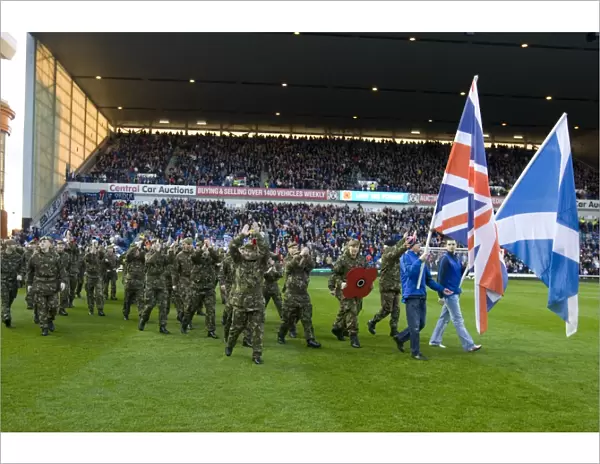 Rangers Football Club Honors Armed Services Personnel and Erskine Veterans with Remembrance Day Tribute at Ibrox Stadium