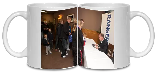 Paul Gascoigne at Rangers: Book Signing after Rangers vs. St Mirren Match, October 2011 (1-1)