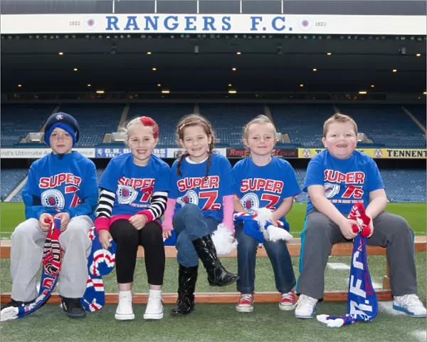 Rangers Youngsters and St. Mirren School Kids United Before Clydesdale Bank Scottish Premier League Match