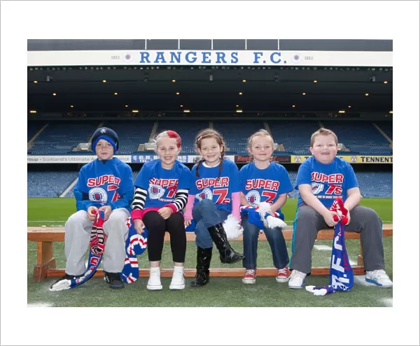 Rangers Youngsters and St. Mirren School Kids United Before Clydesdale Bank Scottish Premier League Match