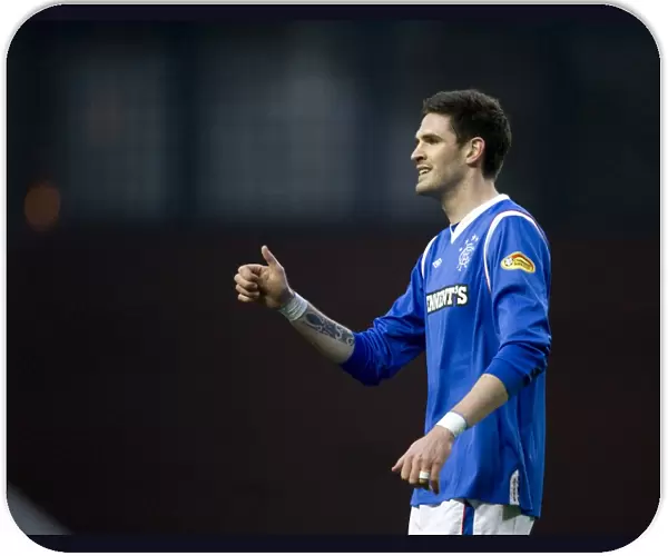 Rangers Kyle Lafferty in action