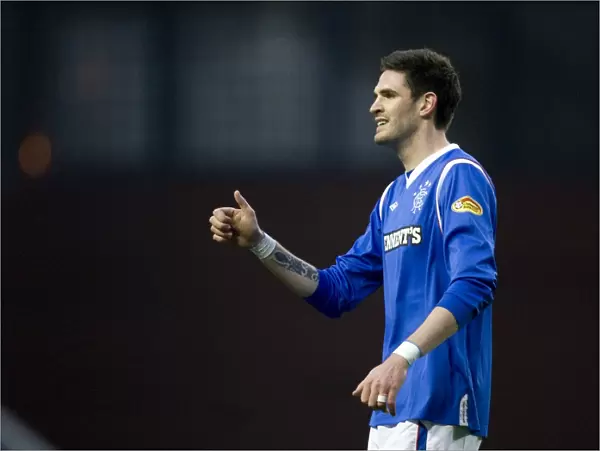 Rangers Kyle Lafferty in action