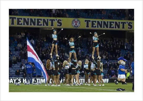 Cheerleaders Ignite Rangers vs St Johnstone Rivalry: Pre-Game Excitement (0-0)