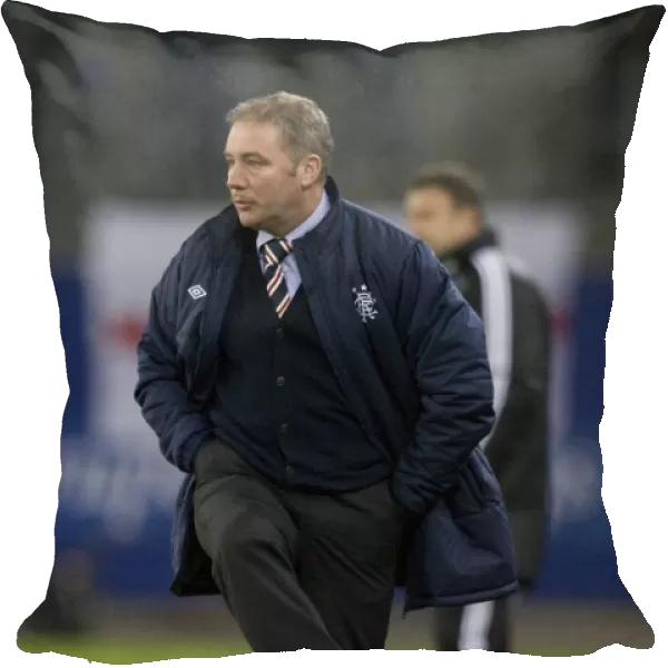 Ally McCoist's Deceptive Kick: Rangers Manager Fakes it in Hamburg's Imtech Arena Amidst 2-1 Deficit