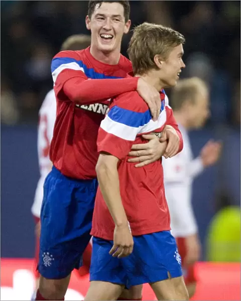 Thomas Bendiksen Scores the Winning Goal for Rangers Against Hamburg in Imtech Arena