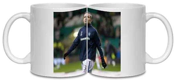 David Weir Defending Intensely in Celtic v Rangers Clydesdale Bank Scottish Premier League Clash: 1-0 in Favor of Celtic