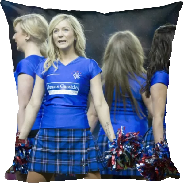 Triumphant Rangers Cheerleaders: A Glorious 3-0 Victory at Ibrox Stadium (Clydesdale Bank Scottish Premier League: Rangers vs Motherwell)