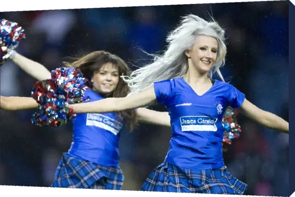 Rangers Cheerleaders: Triumphant 3-0 Victory over Motherwell in the Scottish Premier League at Ibrox Stadium