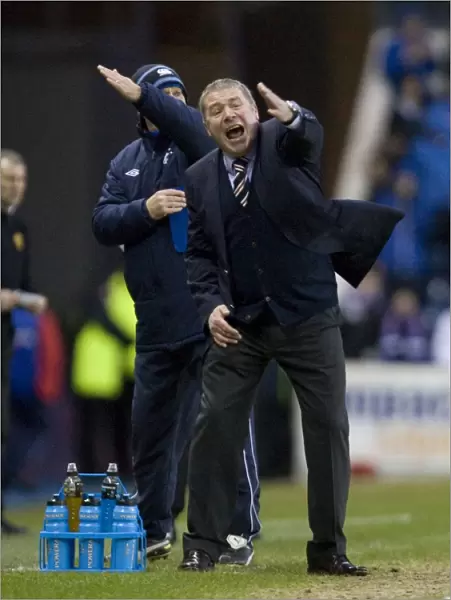 Ally McCoist Fires Up Rangers Team at Ibrox Stadium: 3-0 Lead Over Motherwell