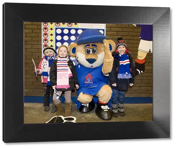 Family Fun at Ibrox: Rangers 4-0 Victory Over Hibernian (Clydesdale Bank Scottish Premier League) - Broomloan Stand