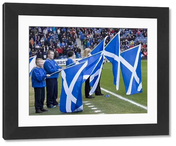 Rangers Glorious 4-0 Victory over Hibernian: Flag-Waving Celebration at Ibrox Stadium
