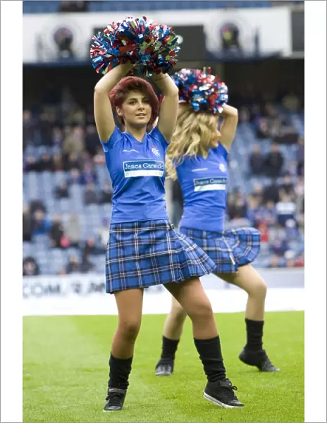 Bittersweet Triumph: Rangers Cheerleaders Resilience Amidst Rangers 0-2 Defeat to Dundee United