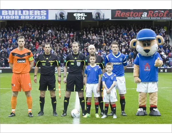 Bittersweet Fifth Round: Rangers FC's Steven Davis and Mascots Outnumbered in 2-0 Scottish Cup Defeat at Ibrox Stadium
