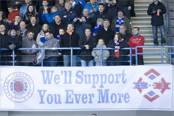 Unwavering Rangers Faith: A Sea of Flags Amidst a 0-1 Defeat at Ibrox Stadium