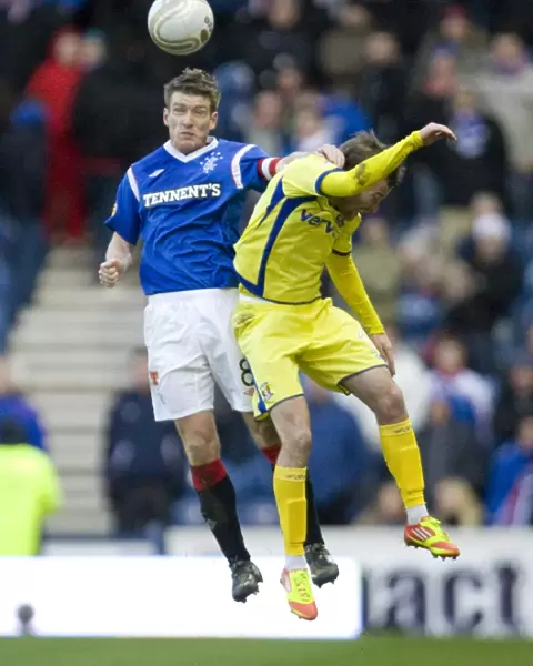 Steven Davis's Blunder Allows Liam Kelly to Score for Kilmarnock in Rangers vs. Kilmarnock - Clydesdale Bank Scottish Premier League, Ibrox Stadium