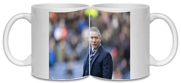 Rangers manager Ally McCoist in the technical area