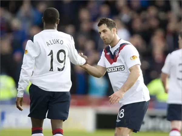 Rangers Sone Aluko Rejoices in 1-4 Goal Against Inverness Caledonian Thistle