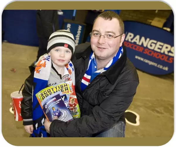 Family Fun and Football Thrills: Heart of Midlothian's Exciting 1-2 Victory at Rangers Broomloan Stand