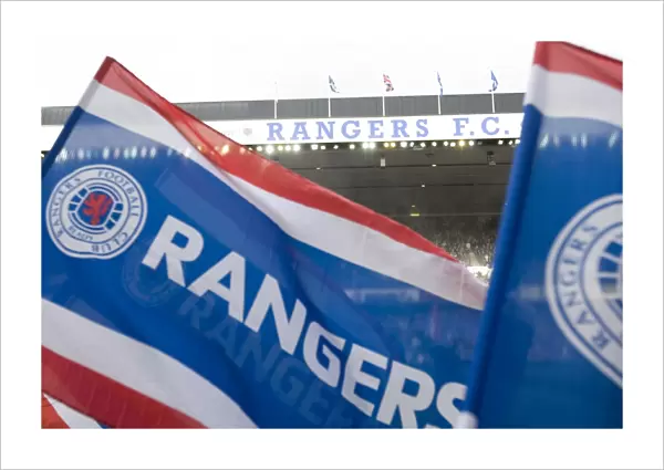 Rangers Football Club: A Sea of Passion and Pride - Pre-Match Parade at Ibrox Stadium