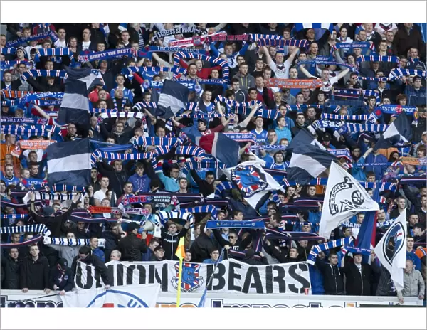 Unwavering Rangers FC Support: A Sea of Blue and White at Ibrox Amidst Challenging Times - Rangers 1-2 Hearts