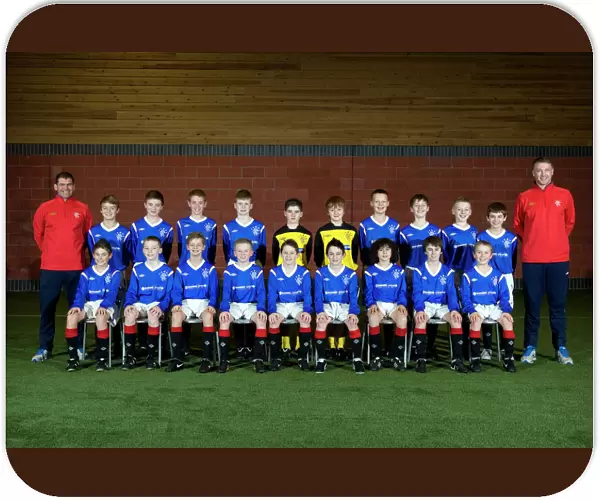Soccer - Rangers U12s Team Picture - Murray Park