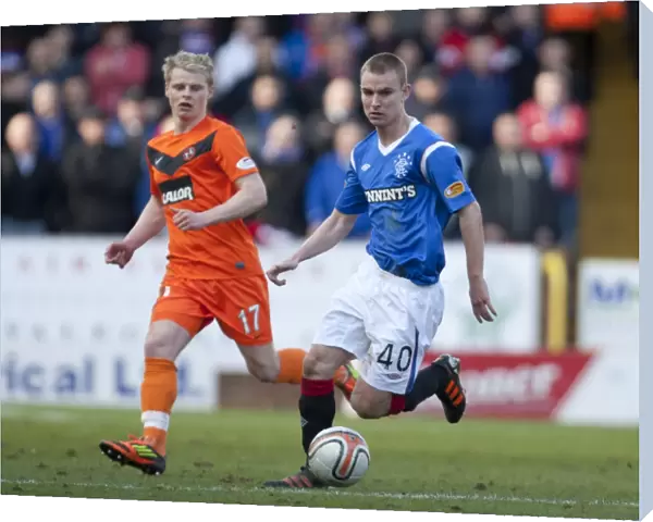 Andy Mitchell Fights Back in Intense Dundee United vs Rangers Clydesdale Bank Scottish Premier League Clash: 2-1 in Favor of Dundee United