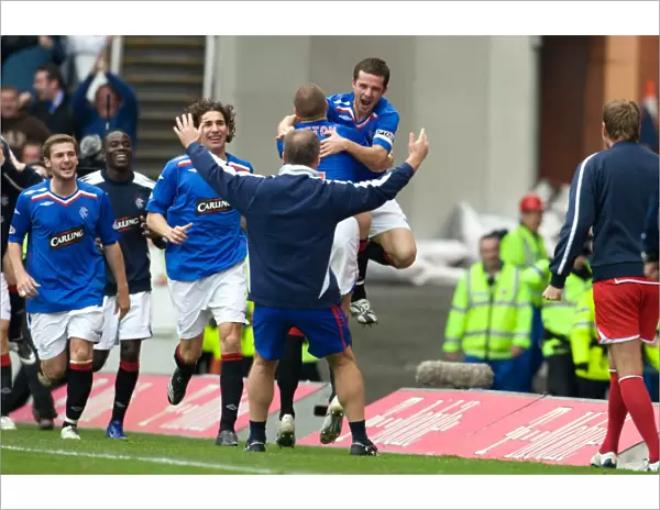 Barry Ferguson's Triumphant Moment: Rangers 3-0 Victory Over Celtic at Ibrox