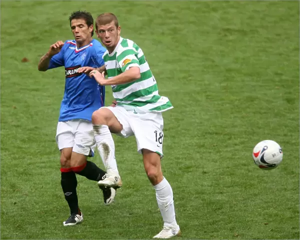 Nacho Novo vs Massimo Donati: Intense Rivalry Unfolds in Rangers 3-0 Celtic Clash (Clydesdale Bank Premier League)