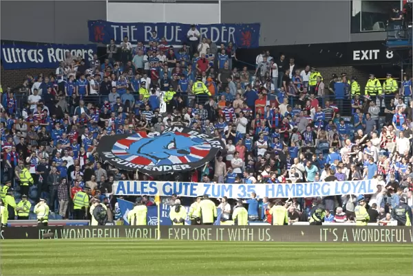 Epic Battle at Ibrox Stadium: Rangers Triumph Over Celtic 3-2 - A Sea of Fans Passion and Pride