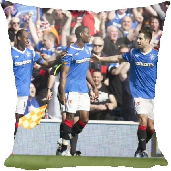 Rangers Sone Aluko Scores Dramatic Last-Minute Goal: Rangers 3-2 Celtic in Scottish Premier League at Ibrox Stadium