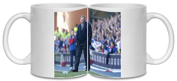 Ally McCoist's Triumphant Smile: Rangers Thrilling 3-2 Victory Over Celtic at Ibrox Stadium