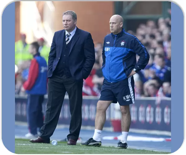 Rangers Glory: McCoist and McDowall's Triumphant Moment after 3-2 Victory over Celtic at Ibrox Stadium