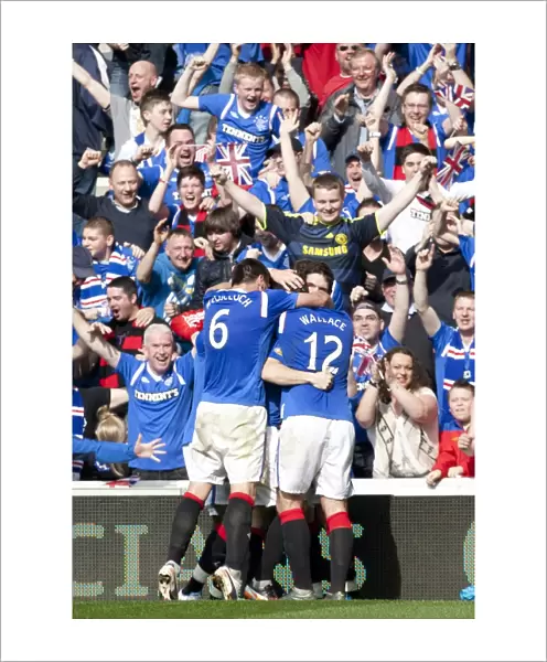 Rangers Triumph: Andy Little's Game-Winning Goal vs. Celtic at Ibrox Stadium