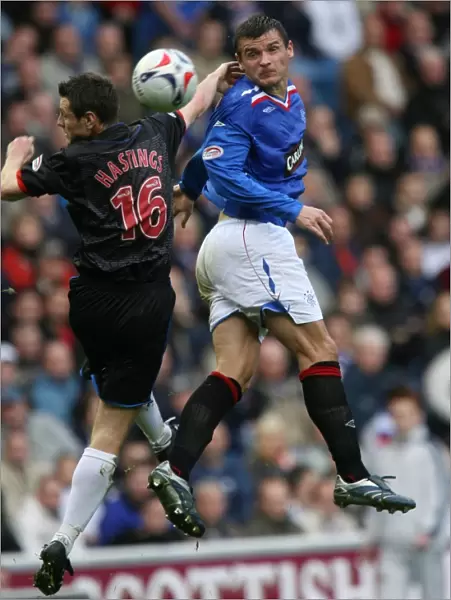 Intense Rivalry Unfolds: Lee McCulloch vs Richard Hastings at Ibrox as Rangers Take a 2-0 Lead