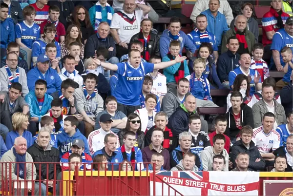 Rangers FC: Euphoric Moment as Motherwell 1-2 Rangers - Clydesdale Bank Scottish Premier League Victory