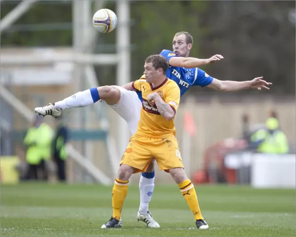Steven Whittaker vs Nicky Law: A Clash at Fir Park - Rangers 1-2 Victory over Motherwell in the Scottish Premier League