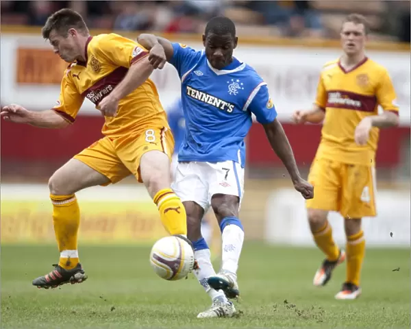 Maurice Edu's Strike: Motherwell 1-2 Rangers in the Scottish Premier League at Fir Park