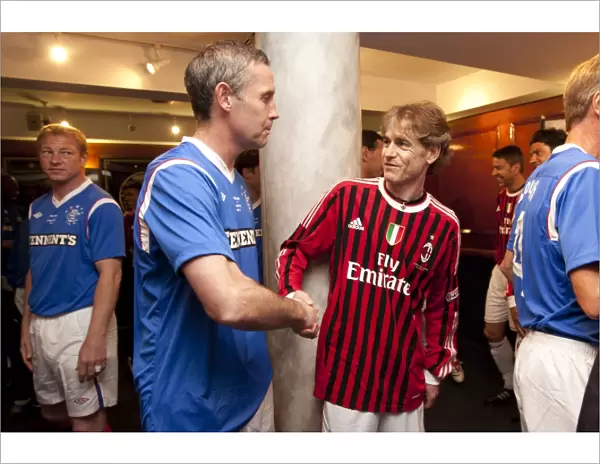 A Clash of Soccer Greats: Rangers Legends vs. AC Milan - Weir vs. Evani at Ibrox Stadium (1-0)