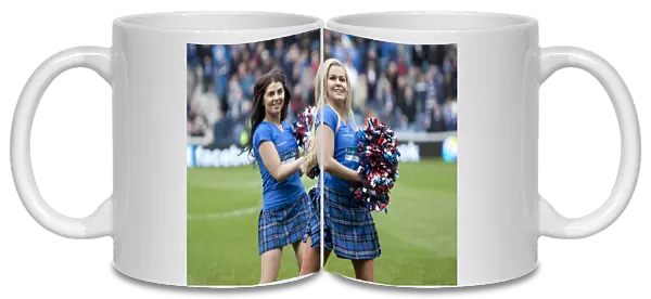 Rangers Football Club: Cheerleaders Celebrate 3-1 Victory Over St Mirren at Murray Park