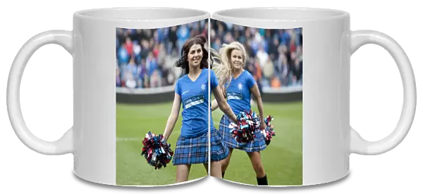 Rangers Triumph: 3-1 Victory Over St Mirren in the Scottish Premier League at Murray Park - Rangers Cheerleaders Celebrate