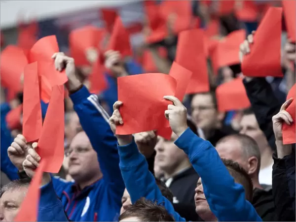 Rangers FC's Triumph over St Mirren: Fans United Red Card Display (3-1)