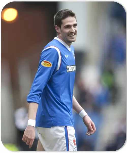 Rangers Kyle Lafferty Scores the Third Goal in a 3-1 Victory over St Mirren