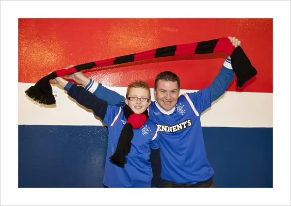 A Rangers Family Reunion: Celebrating Victory (3-1) over St Mirren in the Scottish Premier League