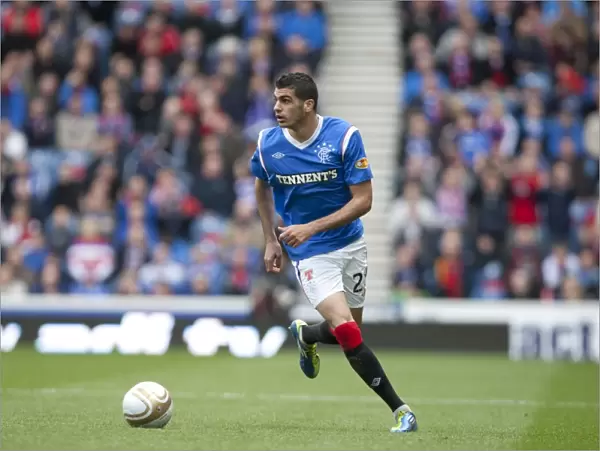 Rangers Salim Kerkar Scores the Thrilling Winning Goal Against St Mirren in Scottish Premier League
