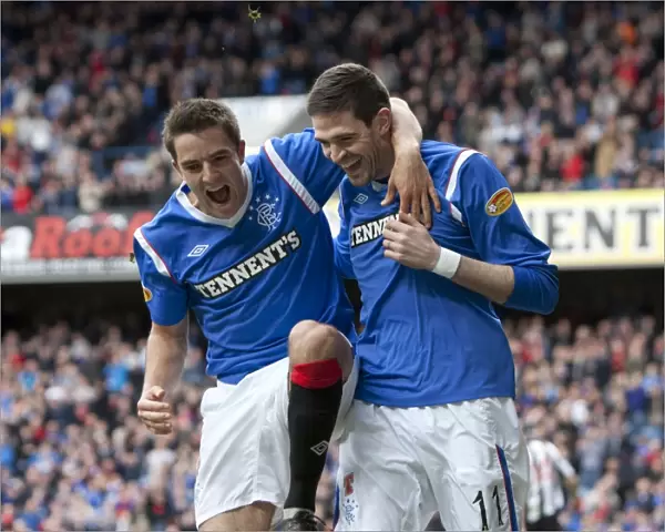 Unstoppable Duo: Lafferty and Little's Electric Goal Celebration (3-1 vs. St. Mirren)