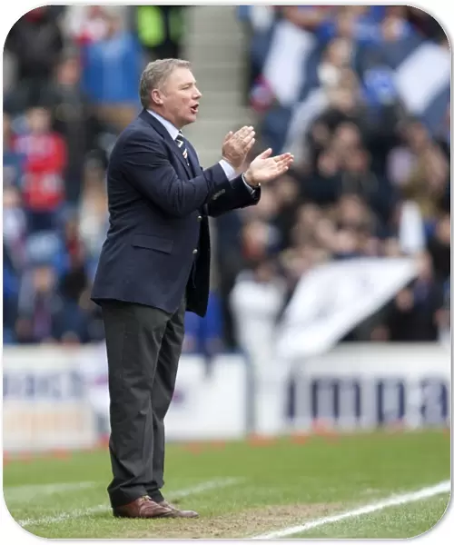Ally McCoist Spurs on Rangers to a 3-1 Scottish Premier League Victory