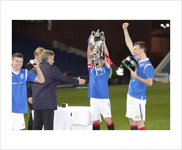 Andy Murdoch and Rangers U17s Celebrate Glasgow Cup Victory at Ibrox Stadium (2012)