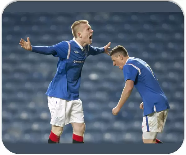 Glasgow Cup Final 2012: Darren Ramsay's Dramatic Equalizer for Rangers Against Celtic U17s at Ibrox Stadium